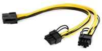 Переходник питания PCI-E 8pin-->2 x PCI-E 6+2pin Cablexpert CC-PSU-85