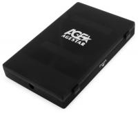 Коробка для HDD 2,5'' USB 2.0 AgeStar SUBCP1 Black
