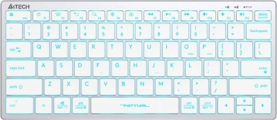 Клавиатура A4Tech Fstyler FX61 белый/синий