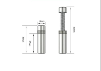 Держатель для видеокарты K01 Silver