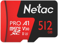 Карта памяти MicroSDXC 512Gb Netac P500 Extreme Pro NT02P500PRO-512G-S