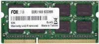 Модуль памяти SO-DIMM DDR3 8Gb Foxline 1600 FL1600D3S11-8G