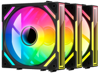 Вентилятор для корпуса 120mm Xastra FS120B ARGB reverse triple pack FS120-3BA-SRX-GL