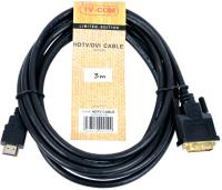 Кабель HDMI-DVI 3m TV-Com LCG135E-3M