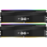 Модуль памяти DDR5 32Gb Silicon Power 5600 Xpower Zenith RGB SP032GXLWU560FDF (2x16Gb Kit)