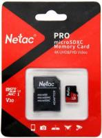 Карта памяти MicroSDXC 512Gb NETAC P500 Extreme Pro NT02P500PRO-512G-R