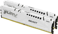 Модуль памяти DDR5 32Gb (2x16Gb Kit) Kingston 5200 Fury Beast White KF552C40BWK2-32