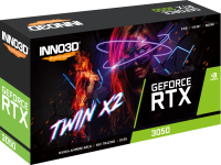 Видеокарта GeForce RTX 3050 8Gb Inno3D Twin X2 N30502-08D6-1711VA41