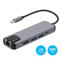 Док-станция USB Type C 5 в 1 KS-is (KS-561)