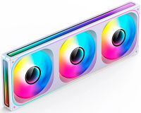 Вентилятор для корпуса 120mm Jonsbo ZB-360WR (3 in 1) White Reverse