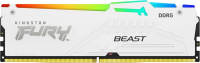 Модуль памяти DDR5 32Gb (2x16Gb Kit) Kingston 6000 Fury Beast White RGB KF560C30BWAK2-32