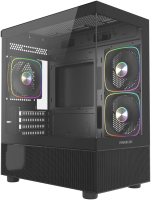 Корпус Powercase Vision Micro M2 ARGB Black (CVMBM2-A3)
