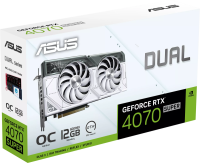 Видеокарта GeForce RTX 4070 Super 12Gb Asus DUAL-RTX4070S-O12G-WHITE