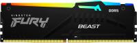 Модуль памяти DDR5 16Gb Kingston 6000 Fury Beast RGB KF560C40BBA-16