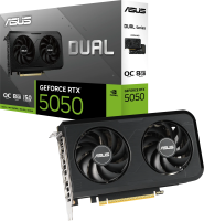 Видеокарта GeForce RTX 5050 8Gb Asus DUAL-RTX5050-O8G