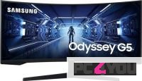 Монитор 34" Samsung Odyssey G5 LC34G55TWWIXCI
