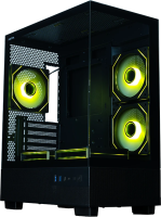 Корпус Xastra Q400M 5ARGB-C6-UC Black