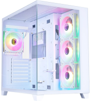 Корпус 1stPlayer Megaview MV8-TP ARGB White MV8-TP-WH-3FC7R-W-1FC7-W
