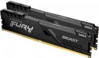 Модуль памяти DDR4 32Gb (2x16Gb Kit) Kingston 2666 Fury Beast KF426C16BBK2/32