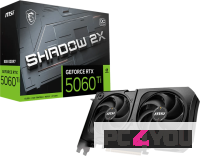 Видеокарта GeForce RTX 5060Ti 8Gb MSI Shadow 2X OC Plus