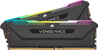 Модуль памяти DDR4 32Gb Corsair 3600 Vengeance RGB Pro SL CMH32GX4M2D3600C18 (2x16Gb Kit)
