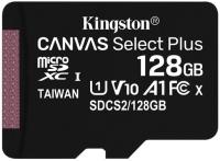 Карта памяти MicroSDXC 128Gb Kingston Canvas Select Plus SDCS2/128GBSP