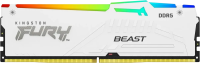 Модуль памяти DDR5 16Gb Kingston 6000 Fury Beast White KF560C30BWEA-16
