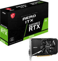 Видеокарта GeForce RTX 3050 8Gb MSI Aero ITX 8G V1