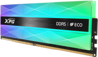 Модуль памяти DDR5 32Gb (2x16Gb Kit) AData 6400 XPG Lancer Neon RGB AX5U6400C3216G-DCLANRSG