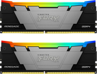 Модуль памяти DDR4 32Gb (2x16Gb Kit) Kingston 3200 Fury Renegade RGB KF432C16RB12AK2/32