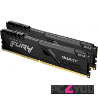 Модуль памяти DDR4 16Gb (2x8Gb Kit) Kingston 3200 Fury Beast KF432C16BBK2/16-SP