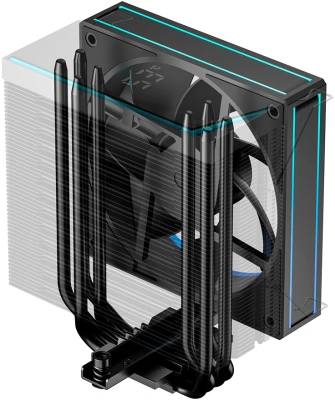 Кулер для процессора ID-Cooling A410 Frozn TD ARGB Black