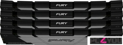Модуль памяти DDR4 64Gb (4x16Gb Kit) Kingston 3200 Fury Renegade KF432C16RB12K4/64