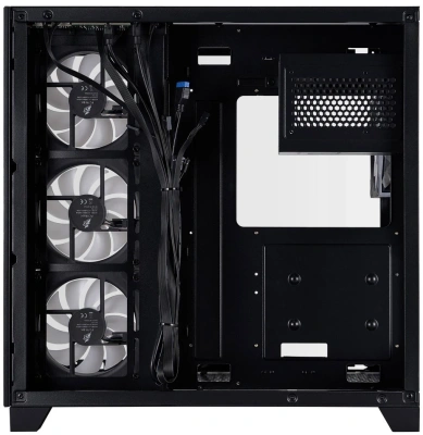 Корпус 1stPlayer Megaview MV8-TP ARGB Black MV8-TP-BK-3FC7R-1FC7