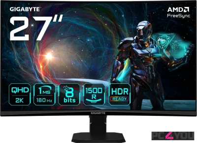 Монитор 27" Gigabyte GS27QCA EK
