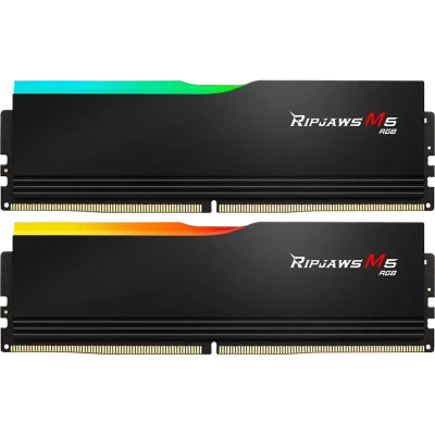 Модуль памяти DDR5 64Gb (2x32Gb Kit) G.Skill 6400 Ripjaws M5 RGB F5-6400J3239G32GX2-RM5RK