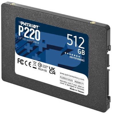 Накопитель SSD 512Gb Patriot P220 P220S512G25