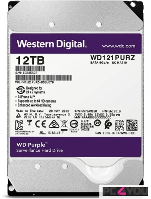 Жесткий диск 12Tb WD Purple WD121PURZ