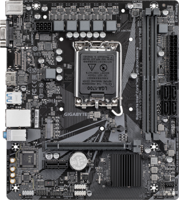 Материнская плата 1700 Gigabyte H610M H V3 DDR4