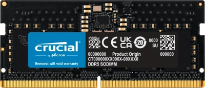 Модуль памяти SO-DIMM DDR5 8Gb Crucial 5600 CT8G56C46S5