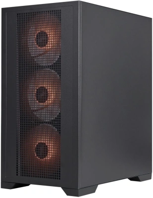 Корпус 1stPlayer Go2 ARGB Black Go2-BK-4F7