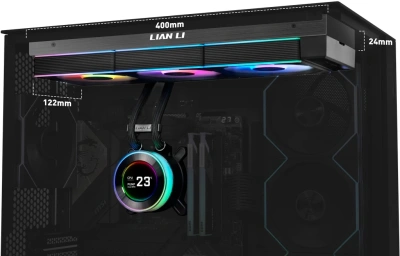 Водяное охлаждение Lian Li HydroShift II LCD-C 360R Black G89.GHS2LCD36RB.R0