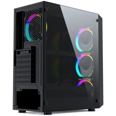 Корпус Powercase Mistral Z4 Mesh RGB (CMIZB-R4)