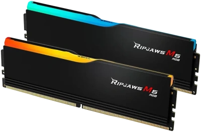 Модуль памяти DDR5 64Gb (2x32Gb Kit) G.Skill 6000 Ripjaws M5 RGB F5-6000J3238G32GX2-RM5RK