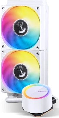 Водяное охлаждение Jonsbo TG-240 ARGB White