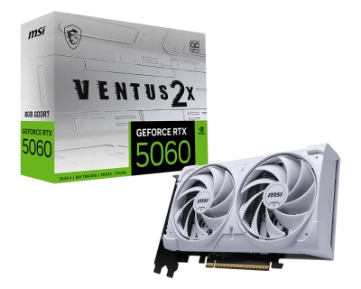 Видеокарта GeForce RTX 5060 8Gb MSI Ventus 2X OC White