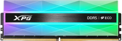 Модуль памяти DDR5 32Gb (2x16Gb Kit) AData 6400 XPG Lancer Neon RGB AX5U6400C3216G-DCLANRSG