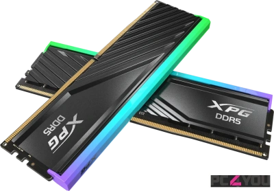 Модуль памяти DDR5 32Gb (2x16Gb Kit) AData 6000 XPG Lancer Blade RGB AX5U6000C3616G-DTLABRBK