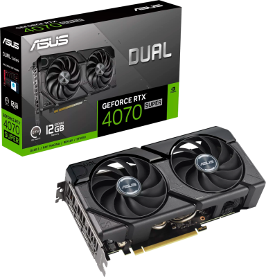 Видеокарта GeForce RTX 4070 Super 12Gb Asus DUAL-RTX4070S-12G-EVO