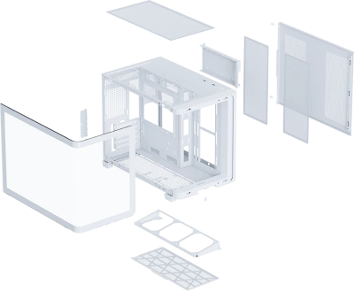Корпус Xastra QR600M 6ARGB C10-UC White